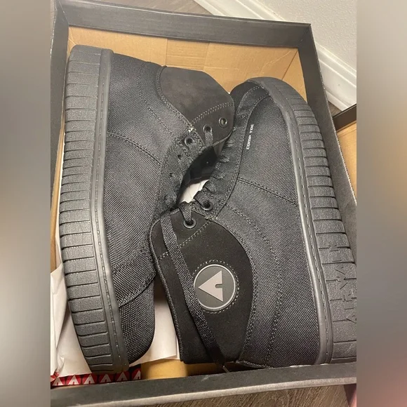 Airwalk Mens Deuce Mid Composite Toe Safety Shoe - Black 12 Extra wide - Picture 5 of 5